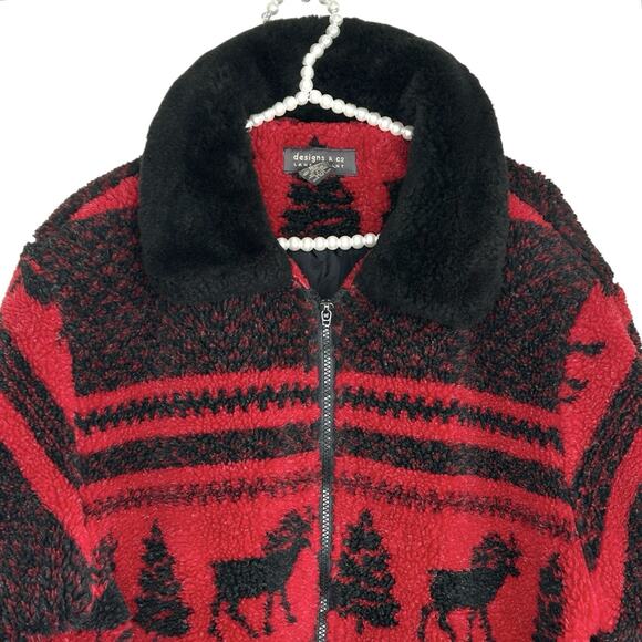 Lane Bryant Southwestern Fleece Zip Jacket Womens 14/16 Outdoors Western Rodeo‎ - Picture 3 of 13